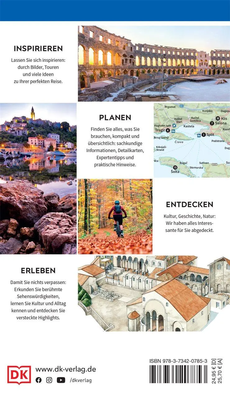 Rückseite: 9783734207853 | Vis-à-Vis Reiseführer Kroatien | Mit detailreichen 3-D-Illustrationen