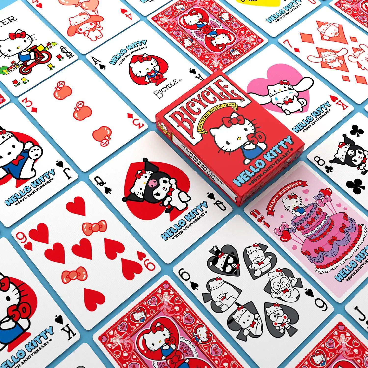 Bild: 73854097953 | Bicycle® Hello Kitty - 50th Anniversary (Designer Spielkarten,...