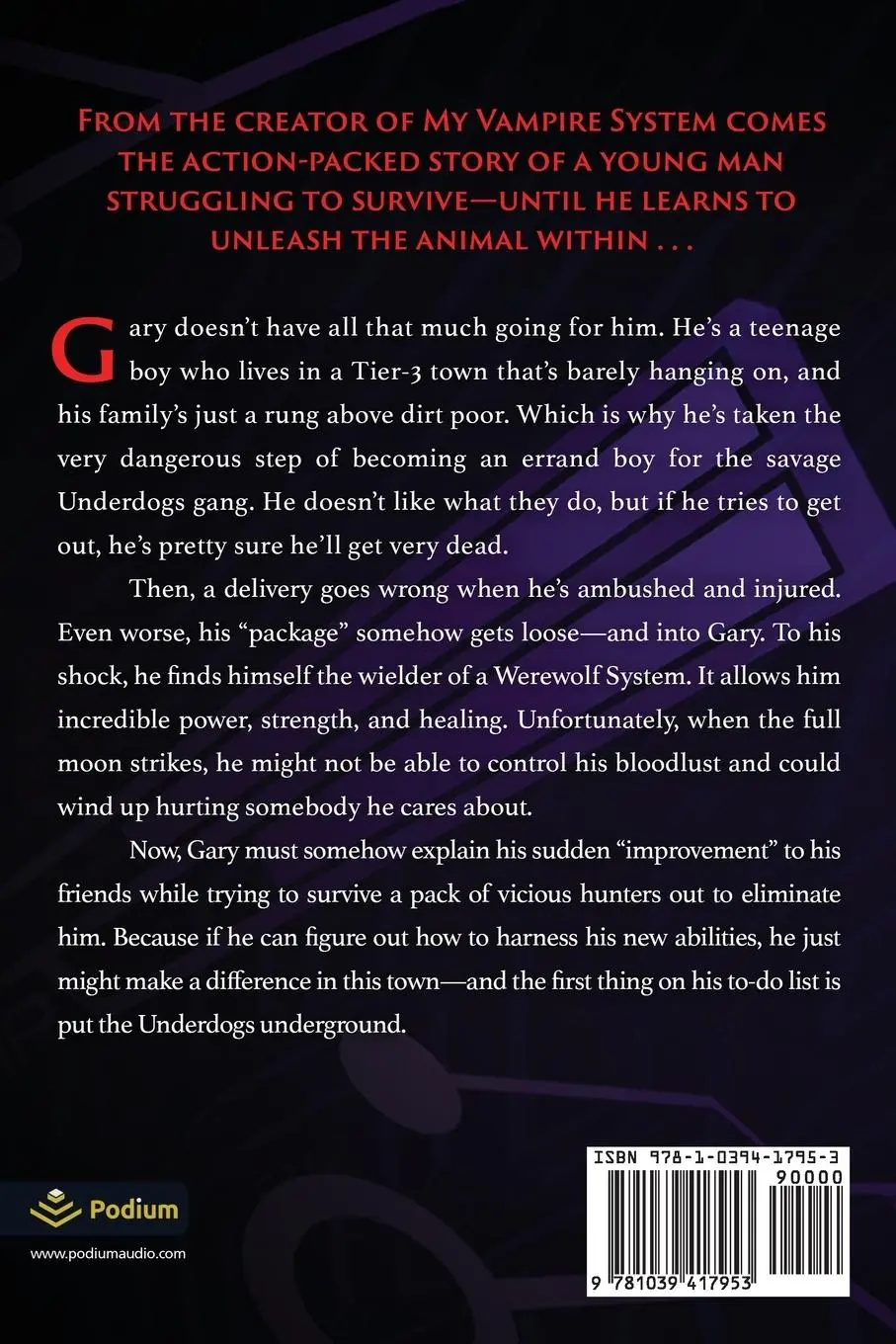 Rückseite: 9781039417953 | My Werewolf System | A LitRPG Progression Fantasy | Jksmanga | Buch