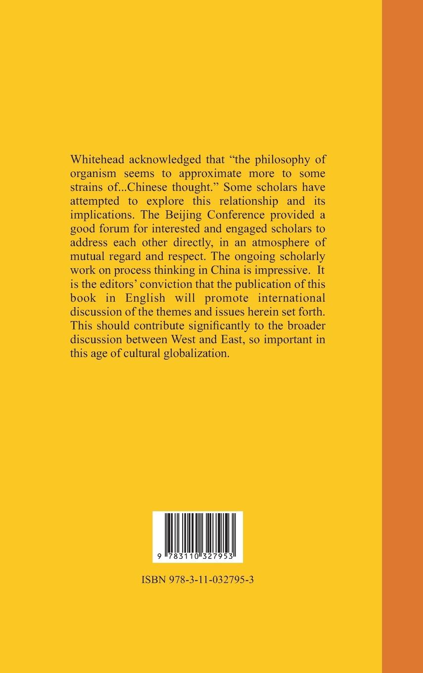 Rückseite: 9783110327953 | Whitehead and China | Relevance and Relationships | Wenyu Xie (u. a.)