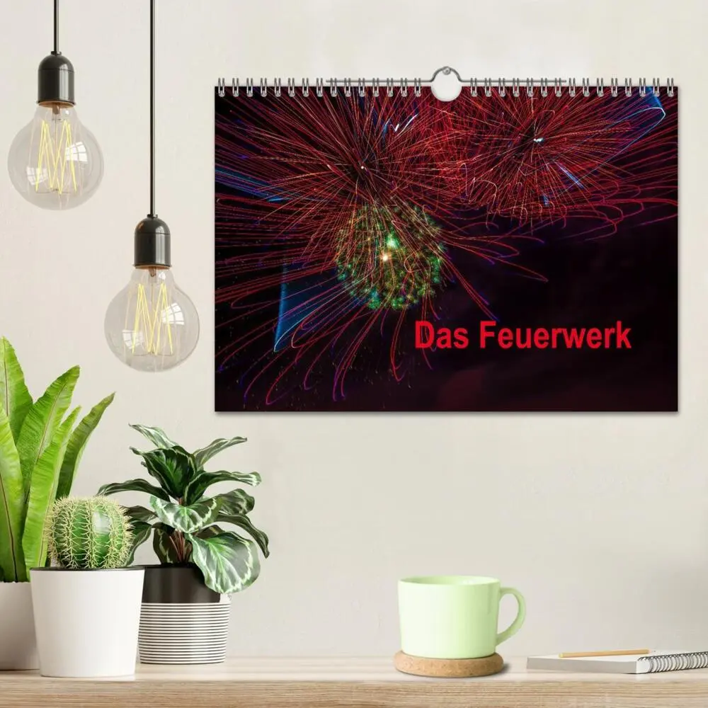 Bild: 9783435837953 | Das Feuerwerk (Wandkalender 2025 DIN A4 quer), CALVENDO Monatskalender