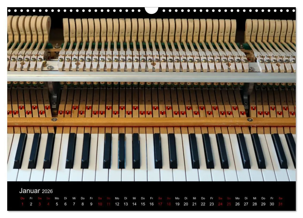 Bild: 9783457547953 | Klavier Momente (Wandkalender 2026 DIN A3 quer), CALVENDO...