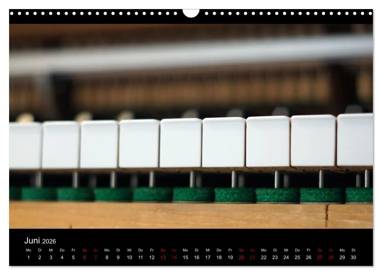 Bild: 9783457547953 | Klavier Momente (Wandkalender 2026 DIN A3 quer), CALVENDO...