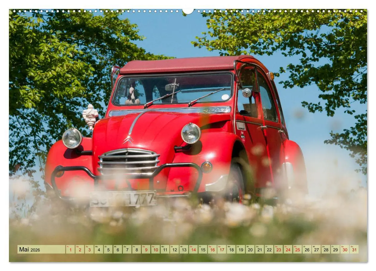 Bild: 9783457617953 | Französische Klassiker - 2CV und D Modell Oldtimer (Wandkalender...
