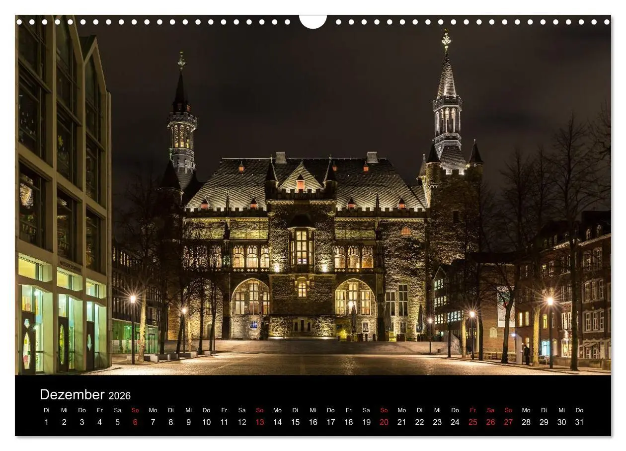 Bild: 9783516017953 | Aachen - ming Heämetstadt (Wandkalender 2026 DIN A3 quer), CALVENDO...