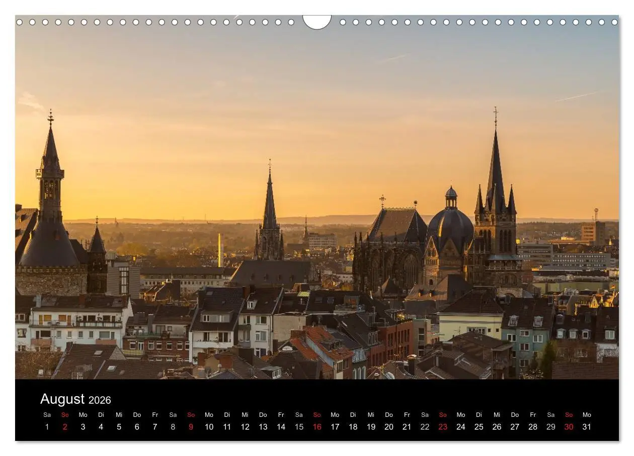 Bild: 9783516017953 | Aachen - ming Heämetstadt (Wandkalender 2026 DIN A3 quer), CALVENDO...