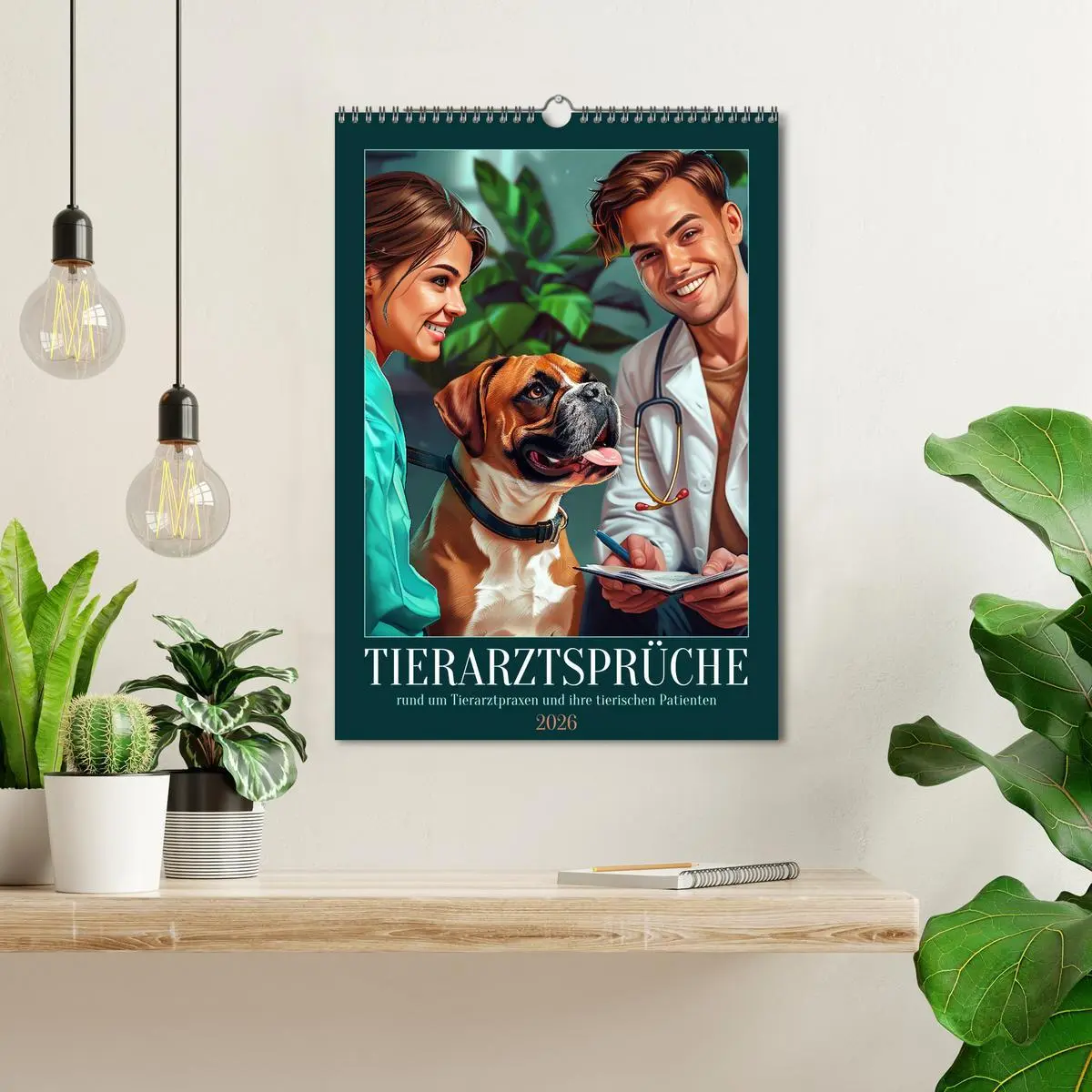 Bild: 9783516257953 | Tierarztsprüche (Wandkalender 2026 DIN A3 hoch), CALVENDO...