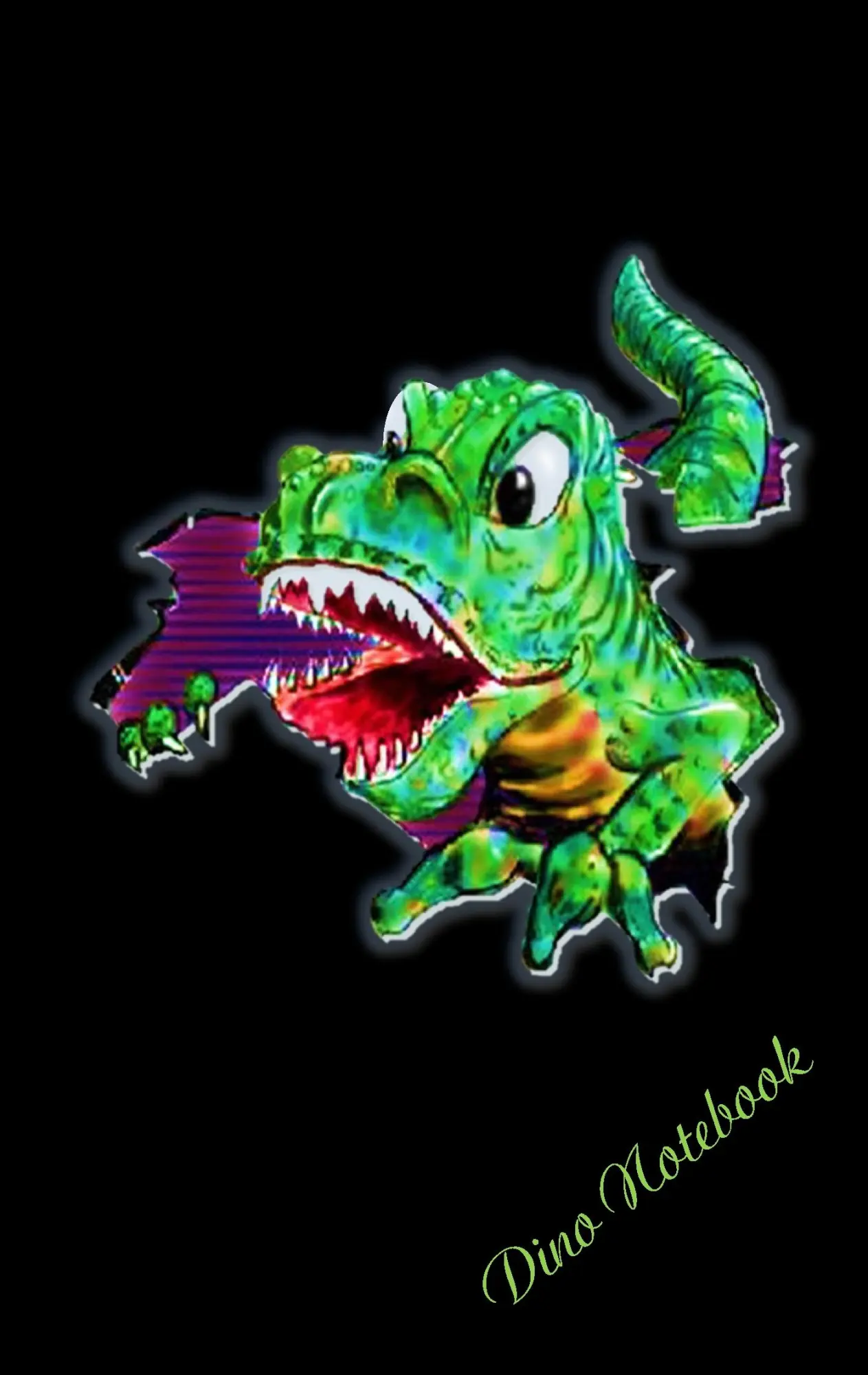 Notebook (Dino): Dinosaurier Notizbuch, Notebook, Einschreibbuch, Tagebuch, Diary, Notes, Buch für Notizen im praktischen Pocketformat, Urzeit, Godzilla, Monster, Saurier