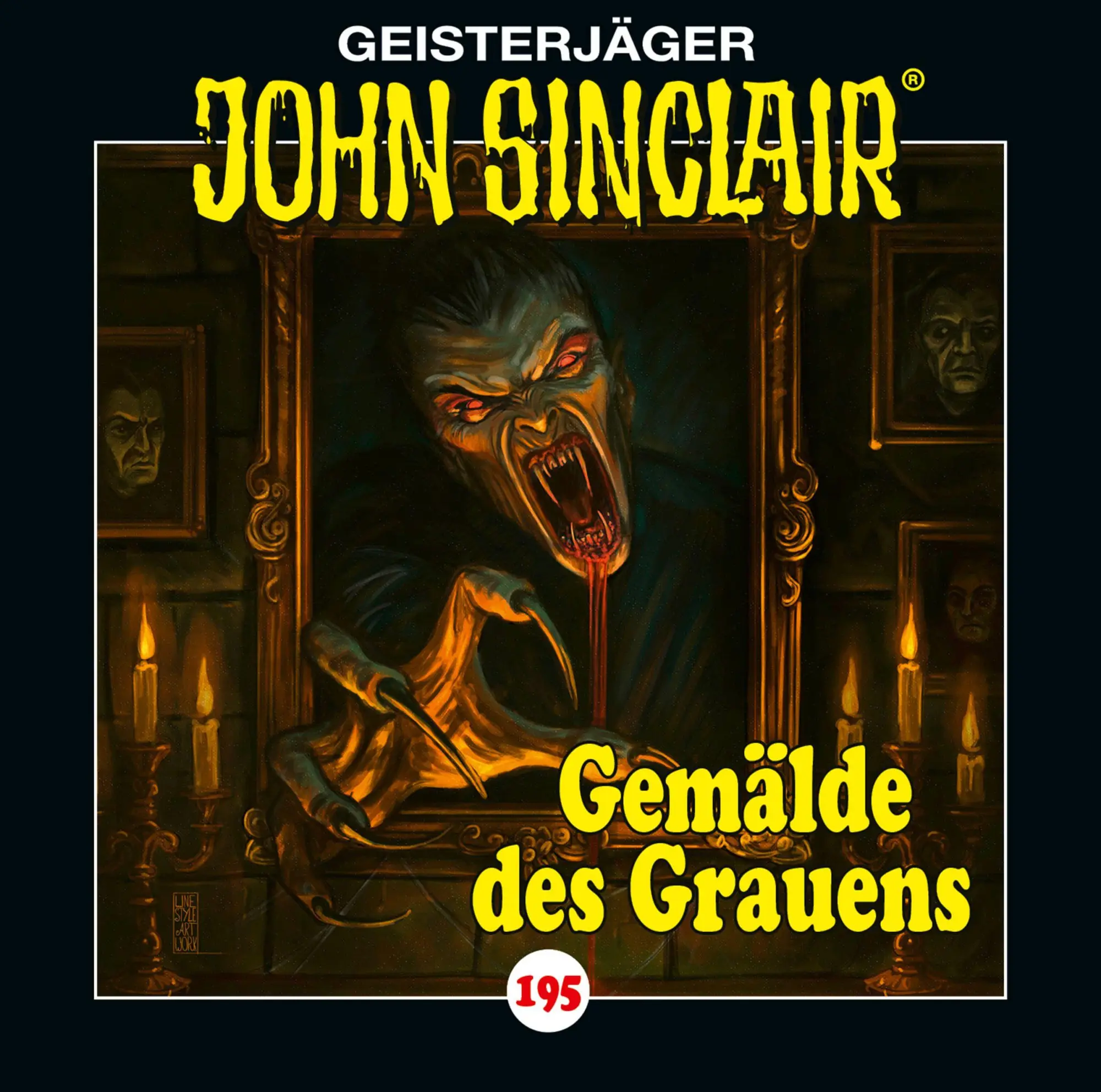 Cover: 9783785787953 | John Sinclair - Folge 195 | Gemälde des Grauens. Hörspiel. | Dark | CD