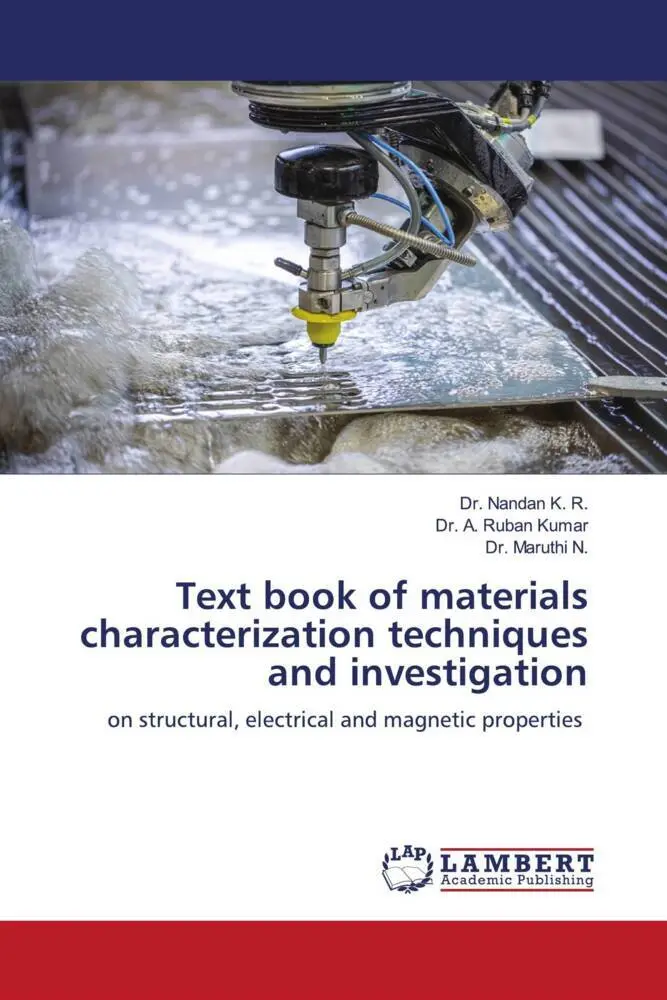 Cover: 9786206157953 | Text book of materials characterization techniques and investigation