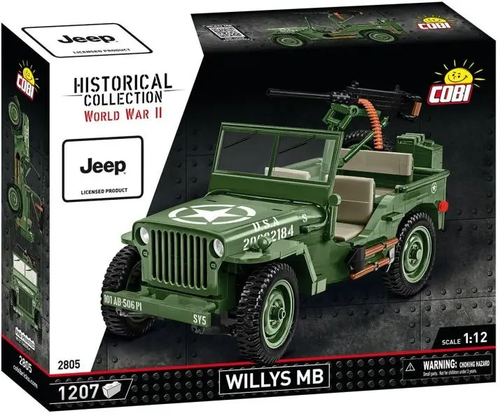 Cover: 5902251028053 | COBI Historical Collection 2805 - Willys MB, Jeep, WWII, 1:12...