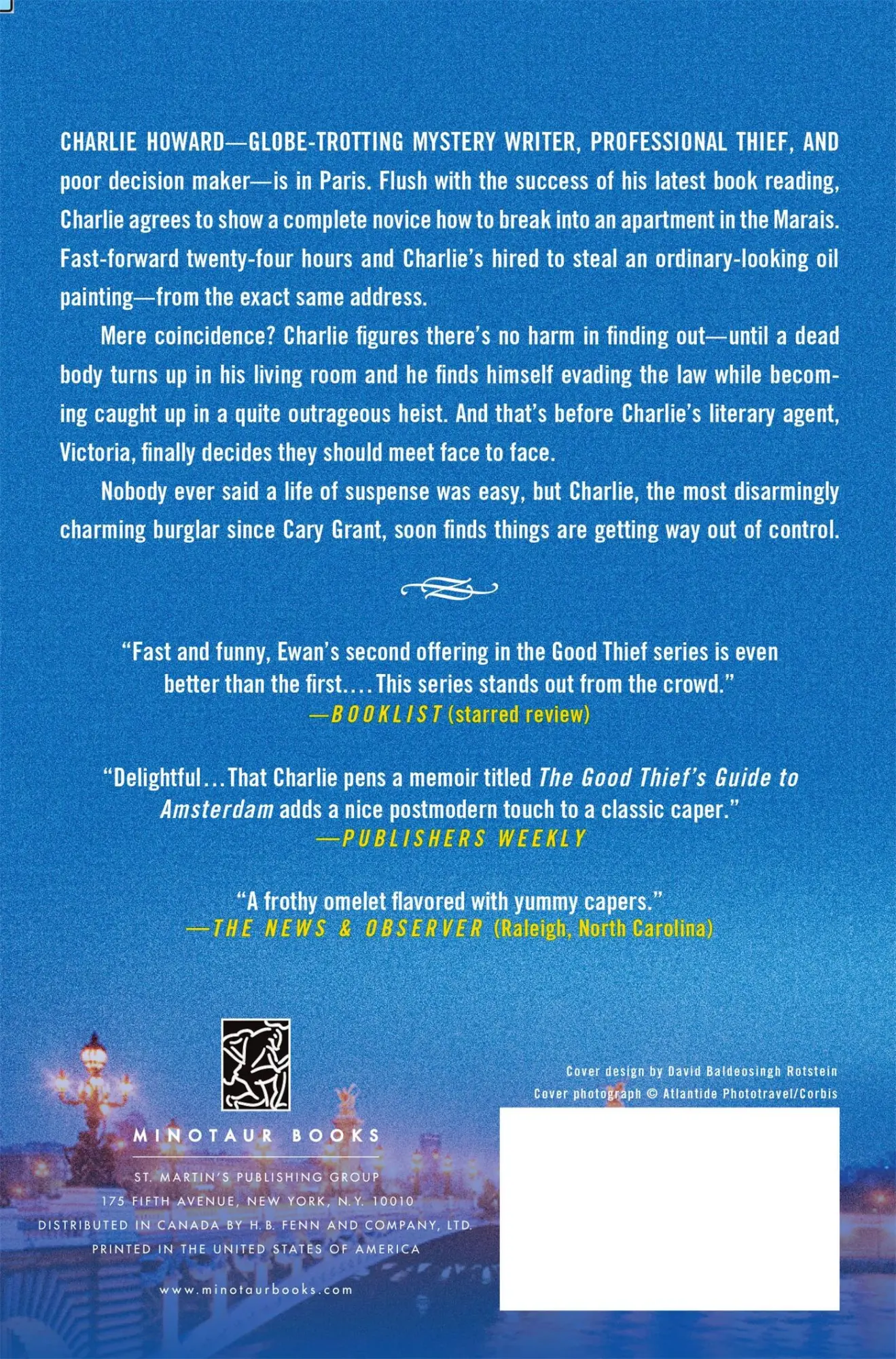 Rückseite: 9780312578053 | The Good Thief's Guide to Paris | A Mystery | Chris Ewan | Taschenbuch