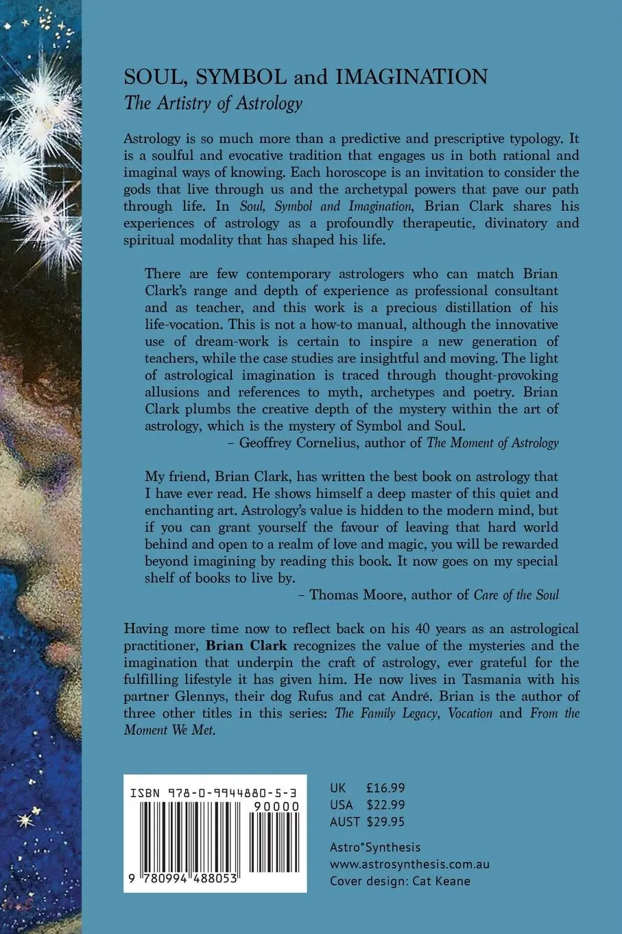 Rückseite: 9780994488053 | Soul, Symbol and Imagination: The Artistry of Astrology | Brian Clark