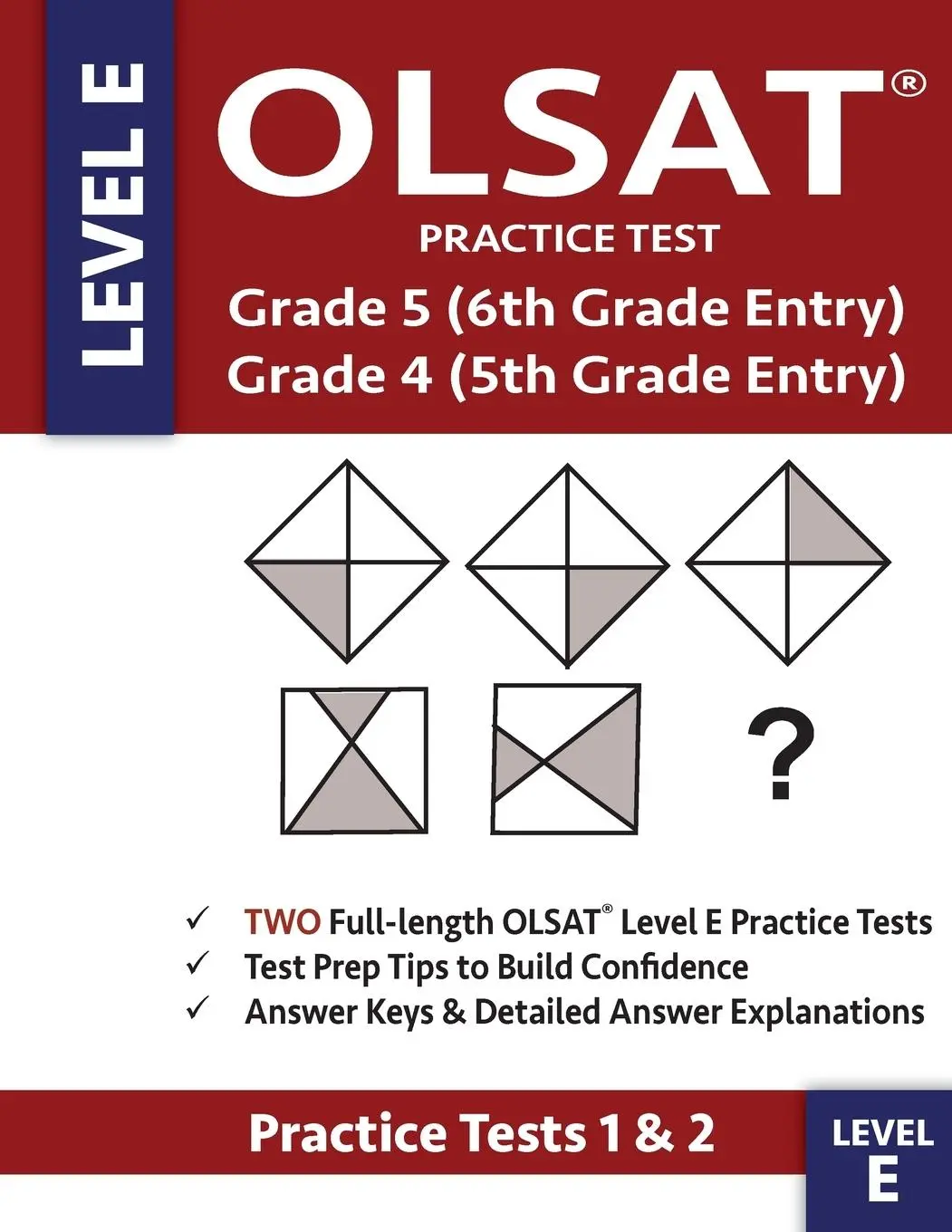 Cover: 9780997768053 | OLSAT Practice Test Grade 5 (6th Grade Entry) &amp; Grade 4 (5th Grade...