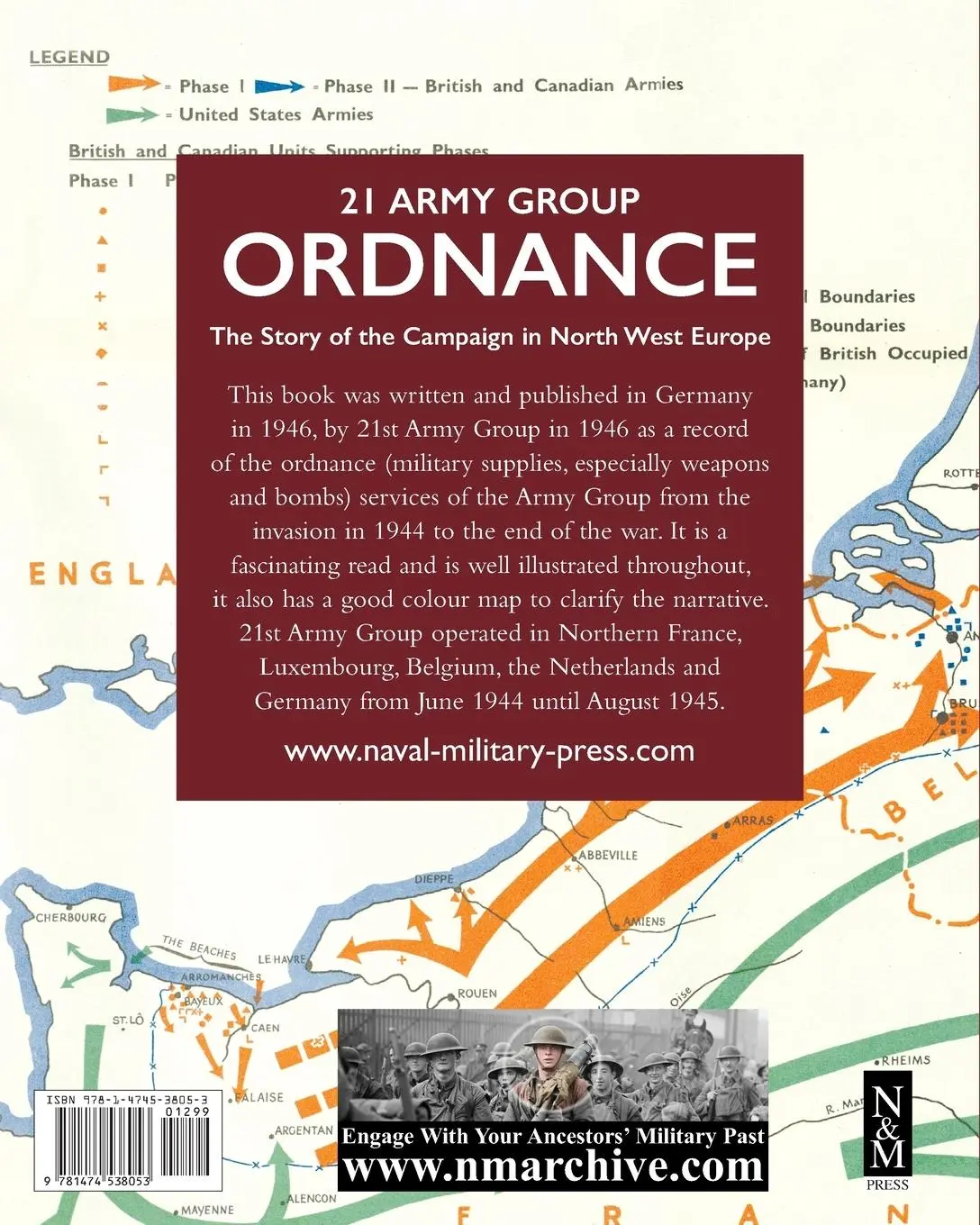 Rückseite: 9781474538053 | 21 ARMY GROUP ORDNANCE | Major J. Lee-Richardson R. A. O. C. | Buch