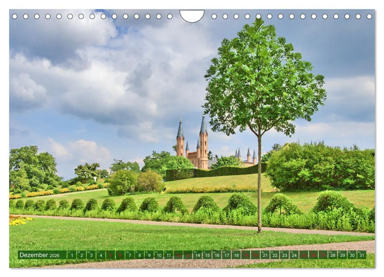 Bild: 9783457438053 | Schlossgarten Neustrelitz (Wandkalender 2026 DIN A4 quer), CALVENDO...