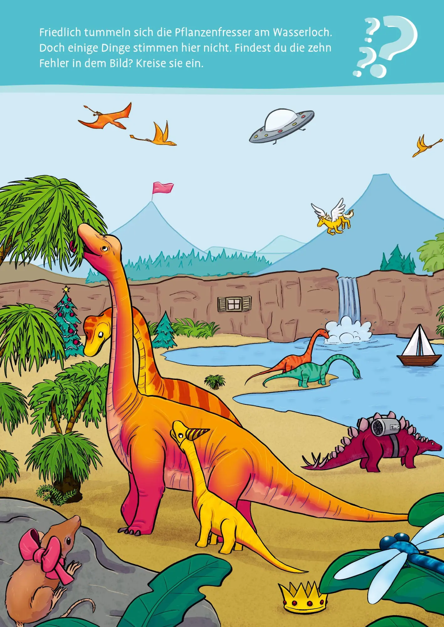 Bild: 9783788648053 | Rätselstark. Dinos | Bunter Rätselblock ab 6 Jahren | Betty van Bonn