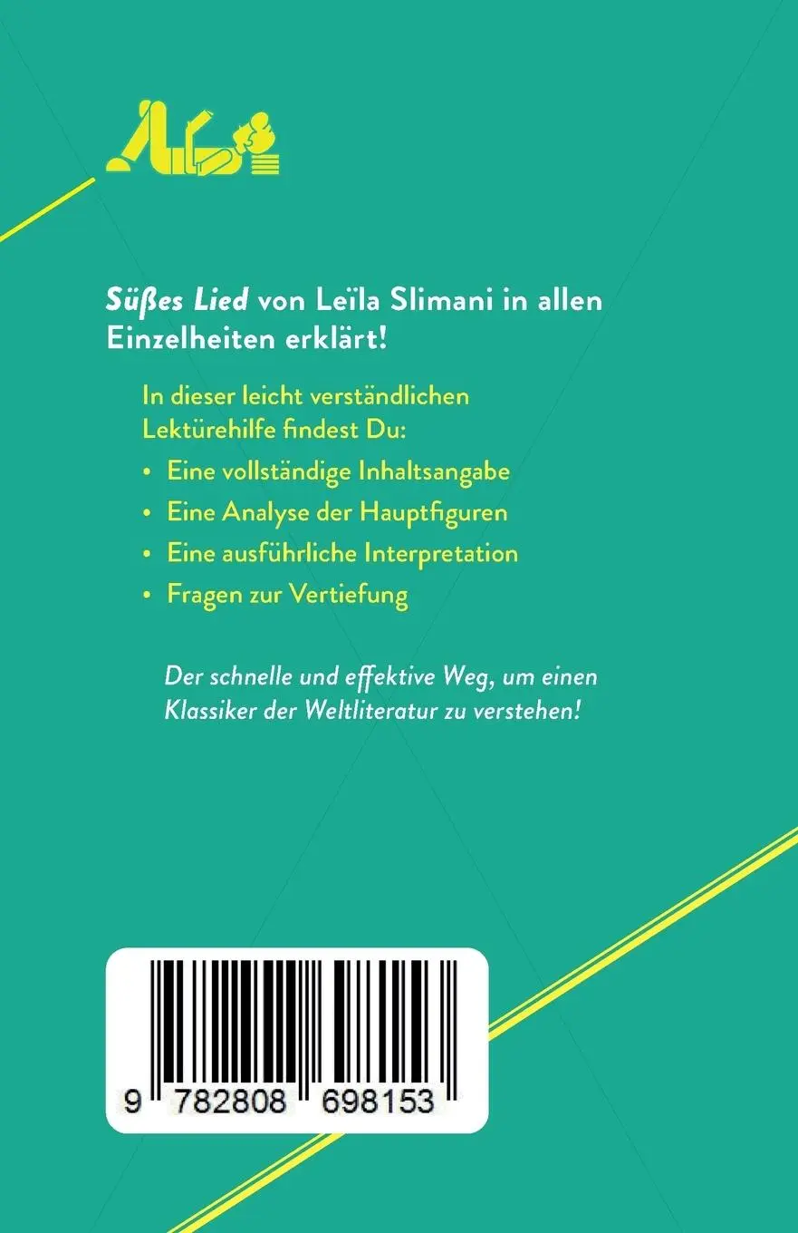 Rückseite: 9782808698153 | Süßes Lied | von Leïla Slimani | Florence Dabadie | Taschenbuch | 2023