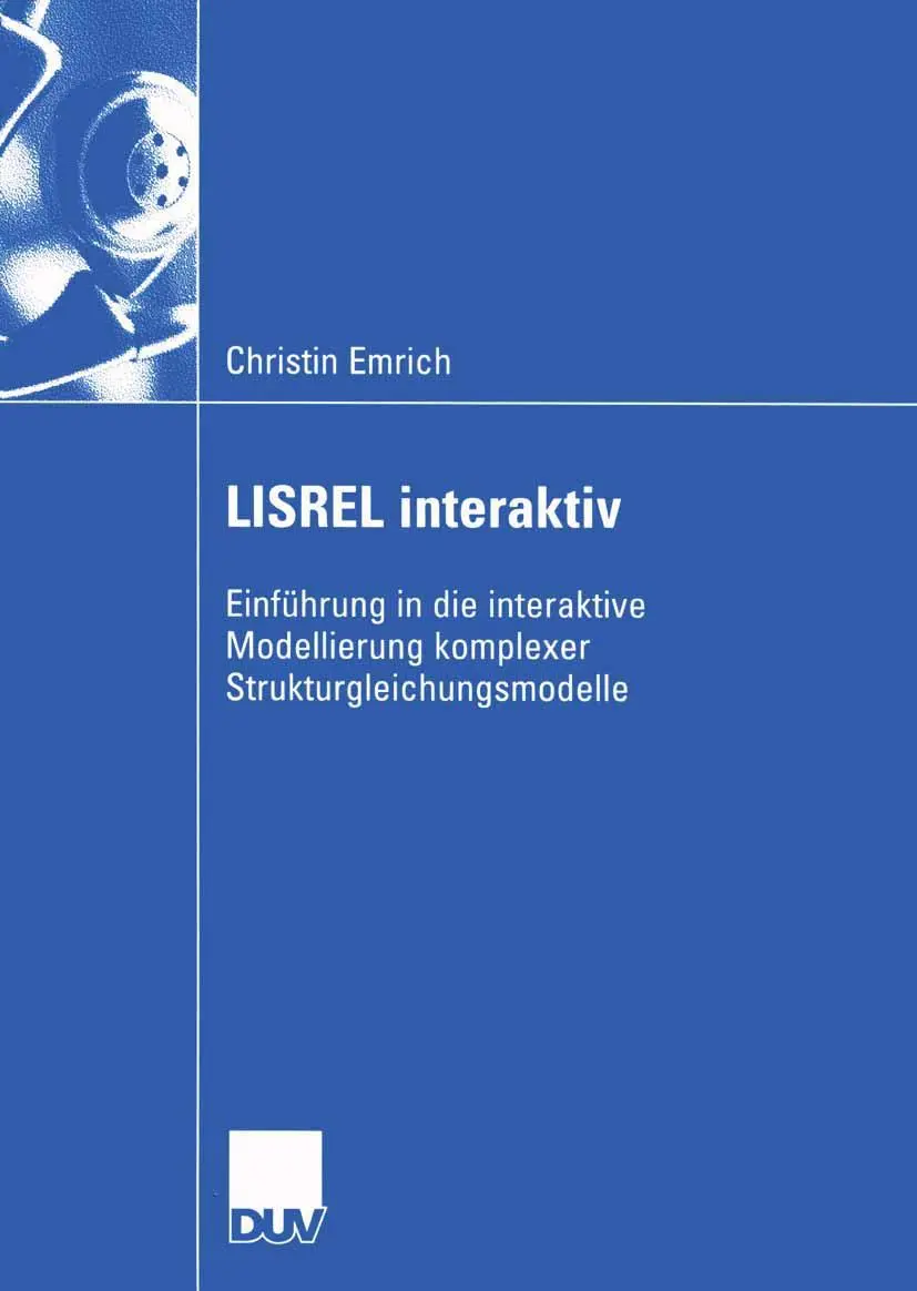 Cover: 9783824408153 | LISREL interaktiv | Christin Emrich | Taschenbuch | xix | Deutsch