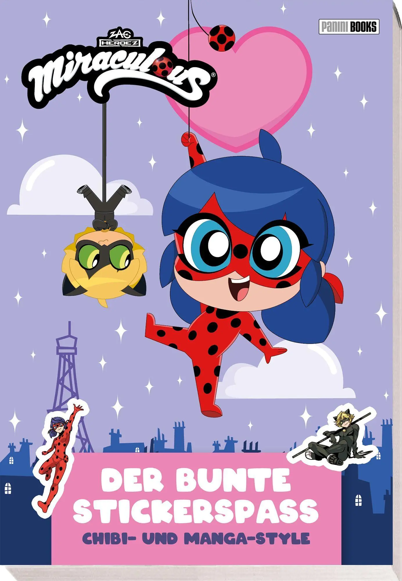 Cover: 9783833248153 | Miraculous: Der bunte Stickerspaß: Chibi- und Manga-Style | Panini