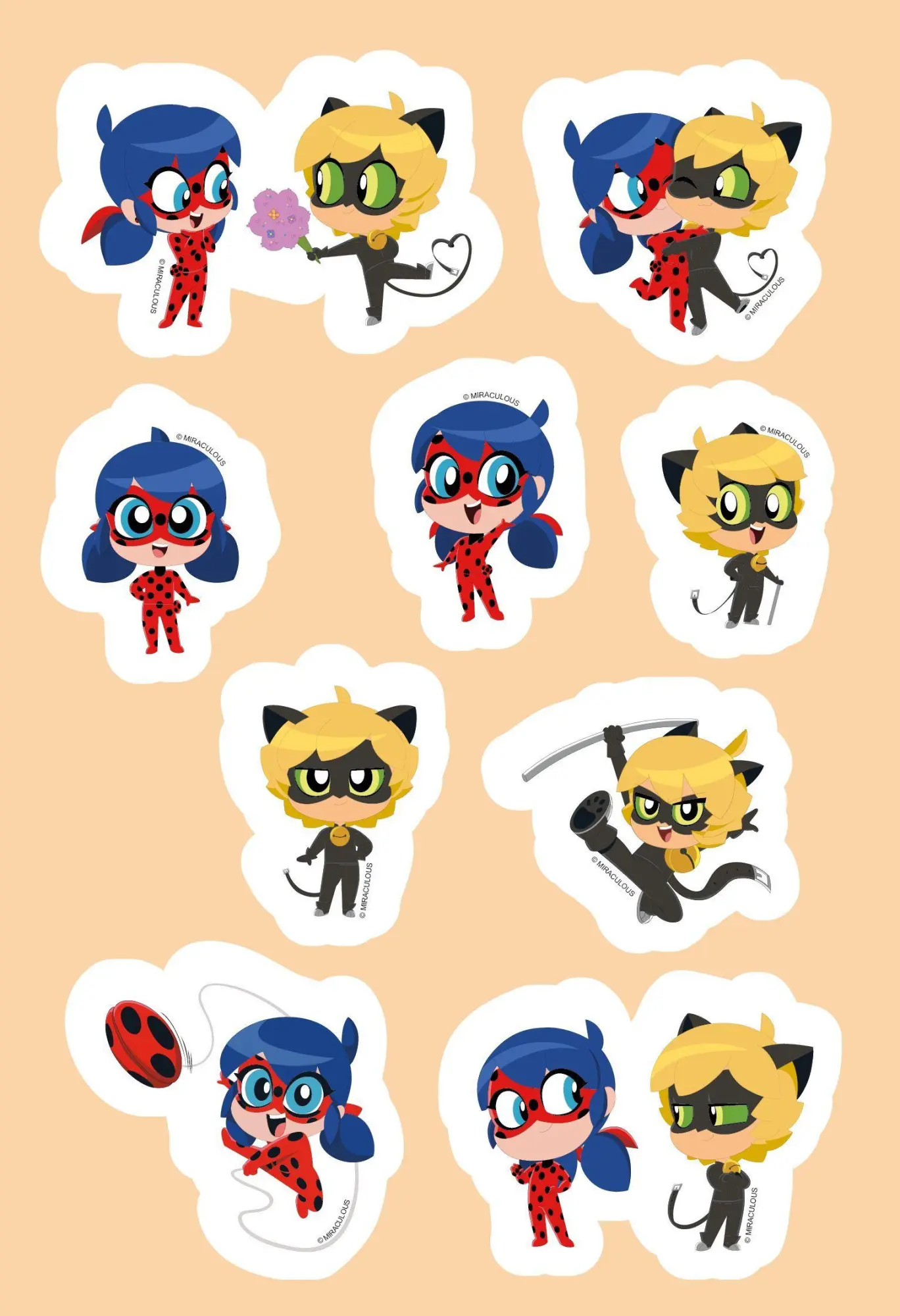Bild: 9783833248153 | Miraculous: Der bunte Stickerspaß: Chibi- und Manga-Style | Panini