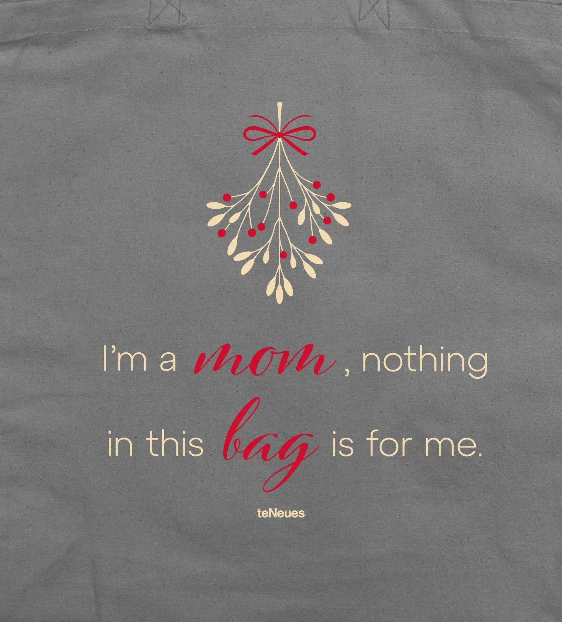 Weihnachten Mom, grau