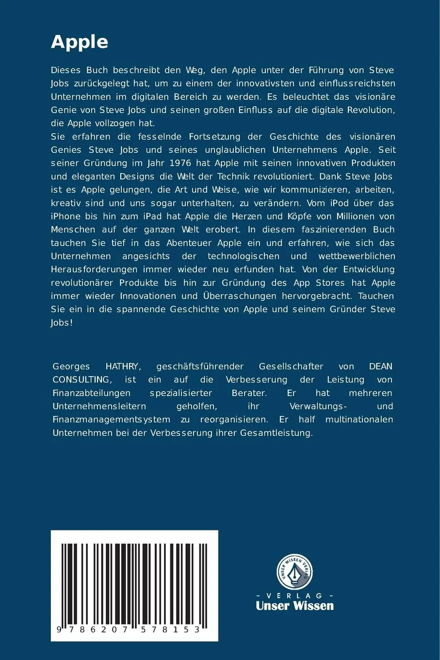Rückseite: 9786207578153 | Apple | Georges Hathry | Taschenbuch | Paperback | 112 S. | Deutsch
