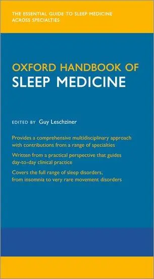 Cover: 9780192848253 | Oxford Handbook of Sleep Medicine | Guy Leschziner | Taschenbuch