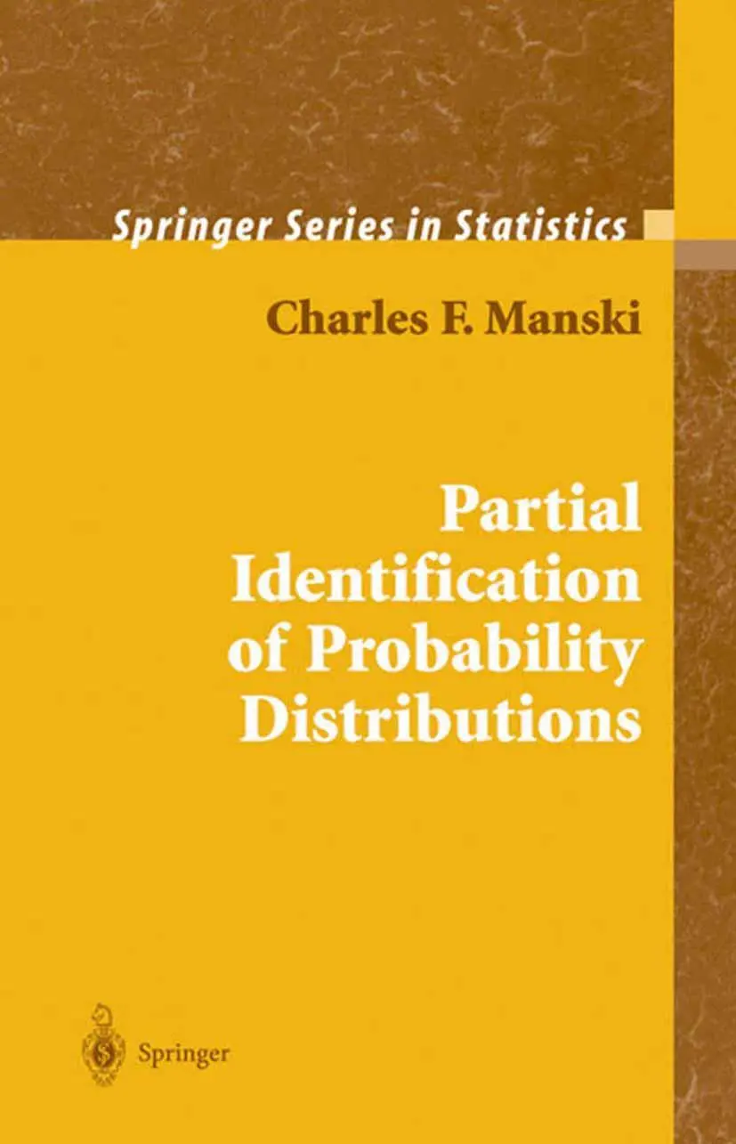 Cover: 9781441918253 | Partial Identification of Probability Distributions | Manski | Buch