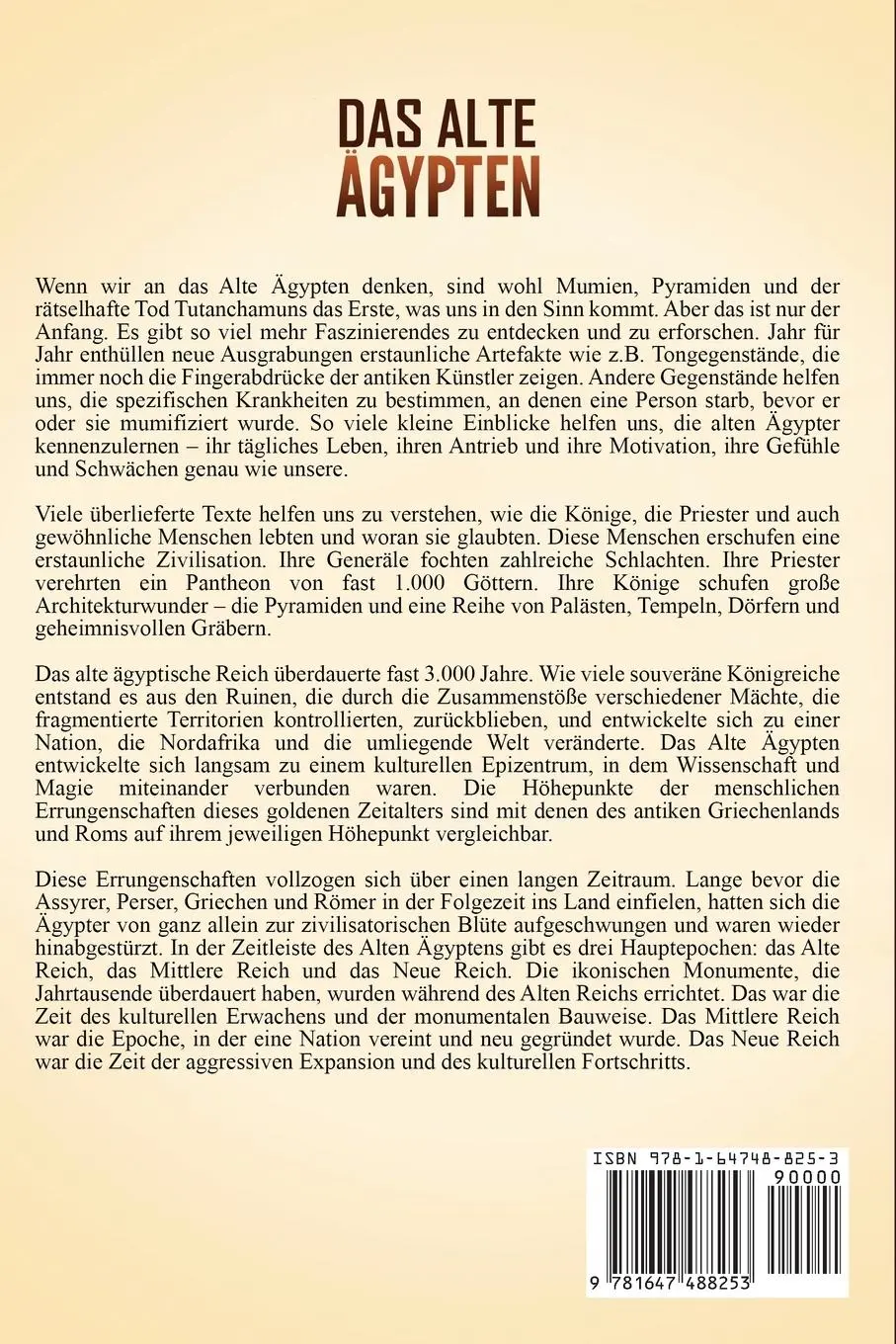 Rückseite: 9781647488253 | Das Alte Ägypten | Captivating History | Taschenbuch | 2020