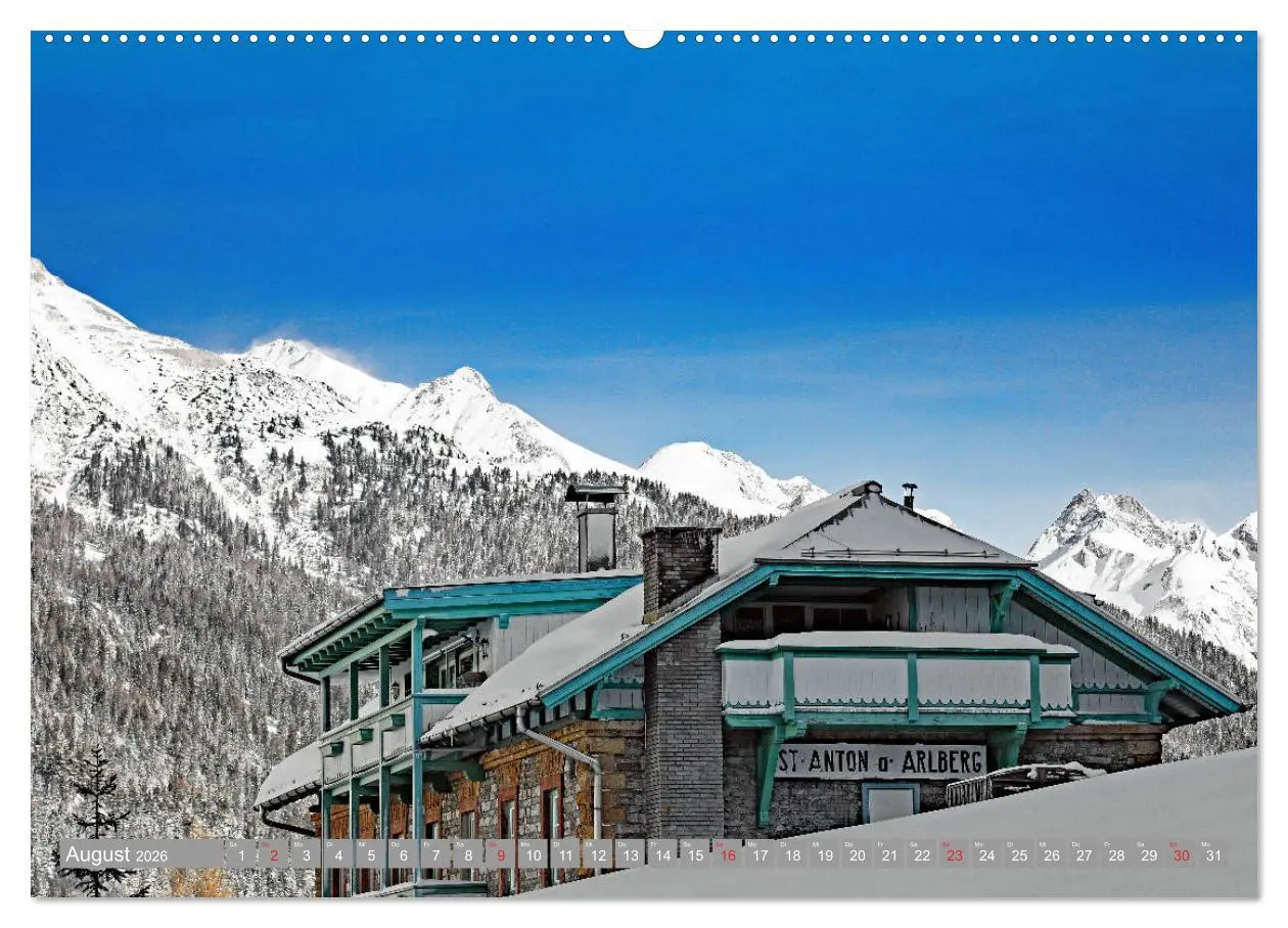 Bild: 9783457728253 | St. Anton am Arlberg (Wandkalender 2026 DIN A2 quer), CALVENDO...