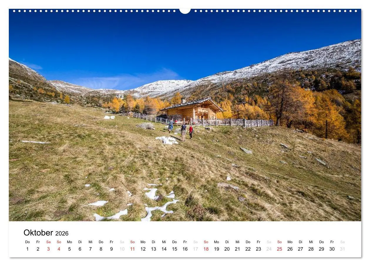 Bild: 9783457968253 | Almen im Ultental (Wandkalender 2026 DIN A2 quer), CALVENDO...