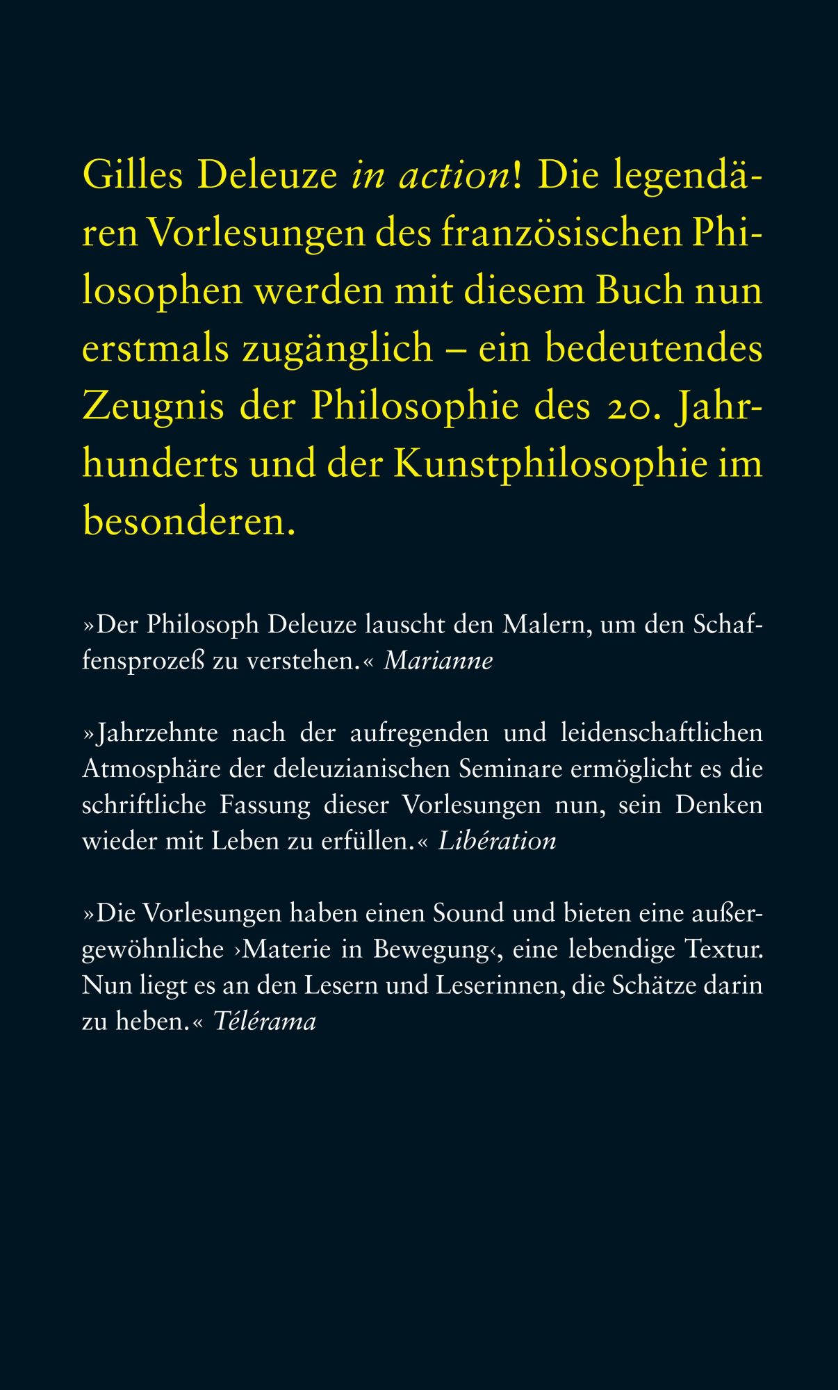 Rückseite: 9783518588253 | Über die Malerei | Gilles Deleuze | Buch | 432 S. | Deutsch | 2025