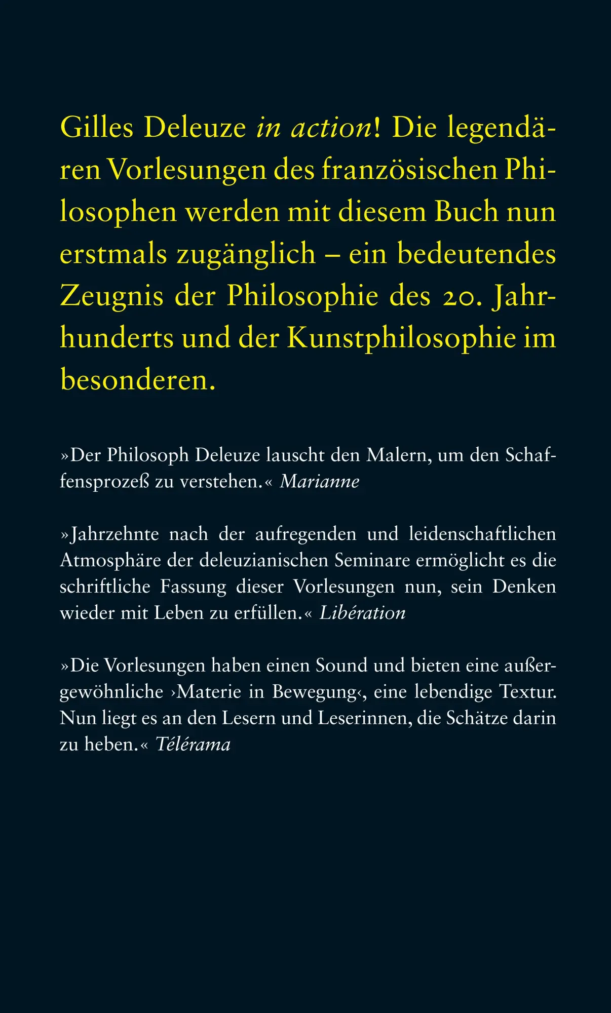 Rückseite: 9783518588253 | Über die Malerei | Gilles Deleuze | Buch | 432 S. | Deutsch | 2025