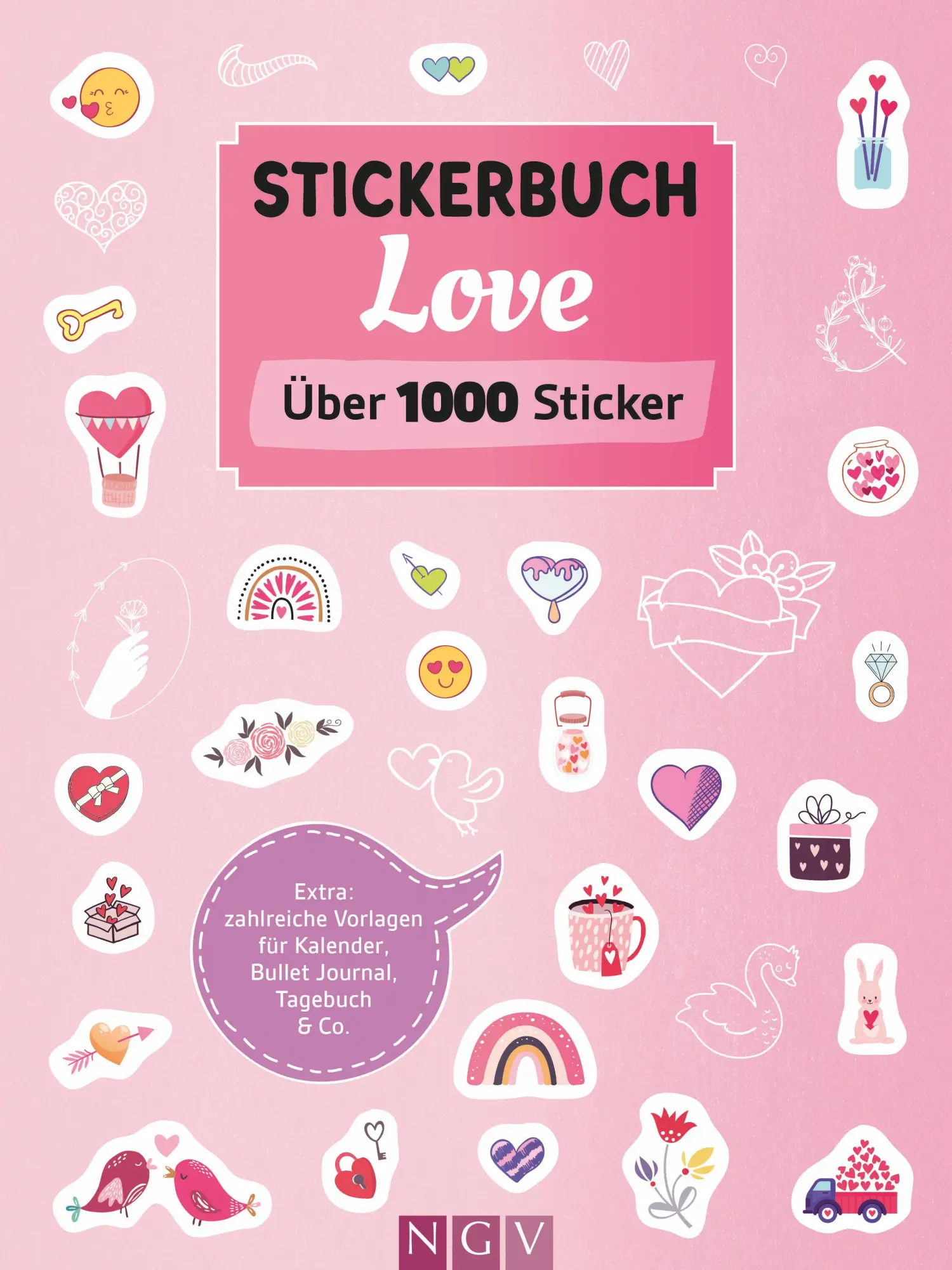 Cover: 9783625198253 | Stickerbuch Love I Über 1000 Sticker | Taschenbuch | 48 S. | Deutsch