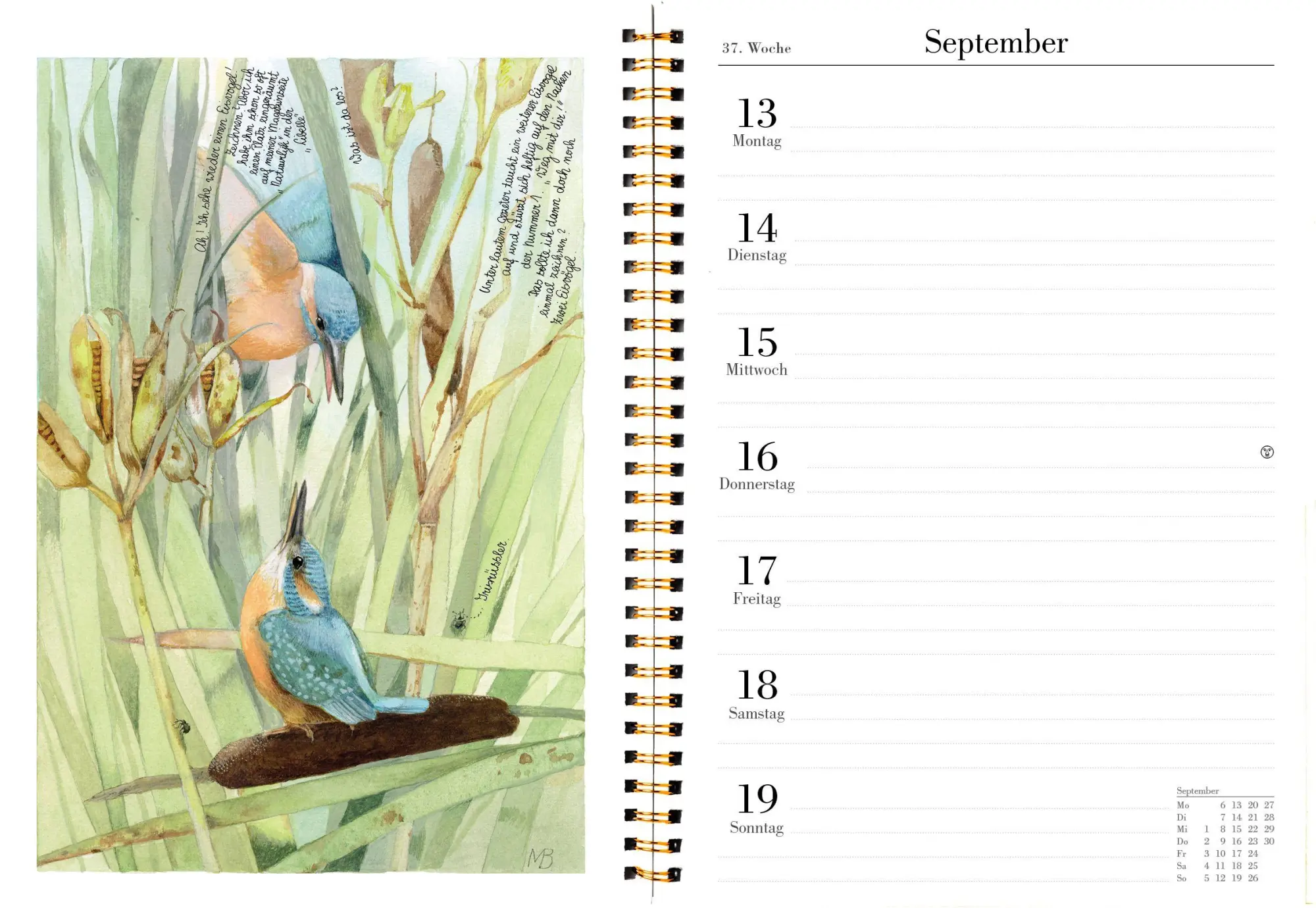 Bild: 9783784358253 | Naturkalender 2027 | Marjolein Bastin | Kalender | 128 S. | Deutsch