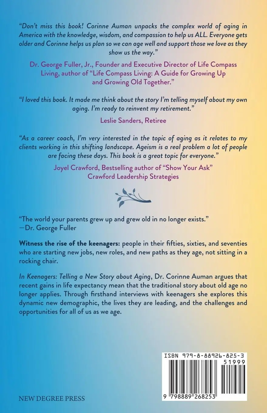 Rückseite: 9798889268253 | Keenagers | Telling a New Story about Aging | Corinne Auman | Buch