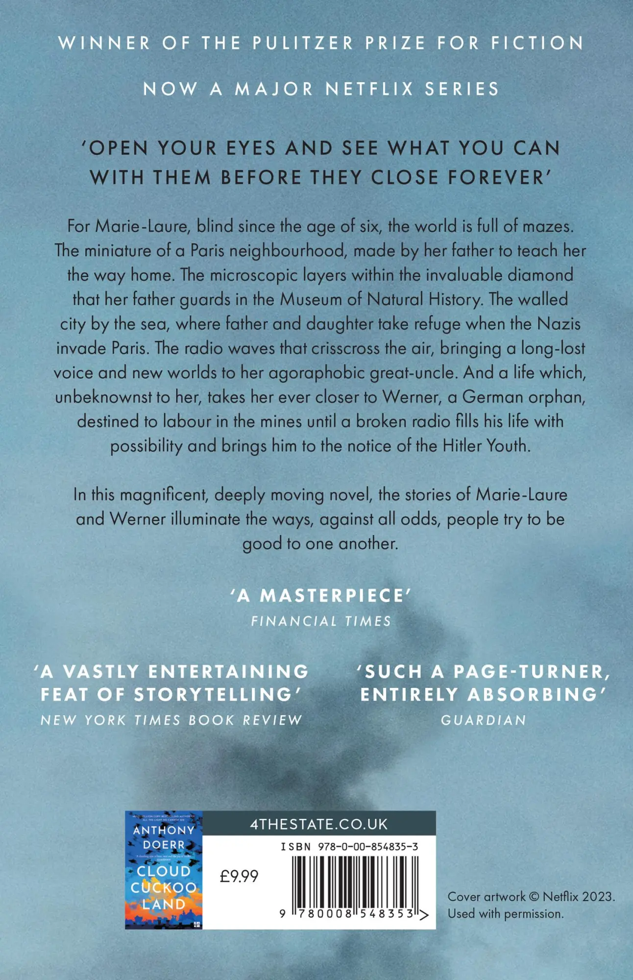 Rückseite: 9780008548353 | All the Light We Cannot See. Film Tie-In | Anthony Doerr | Taschenbuch