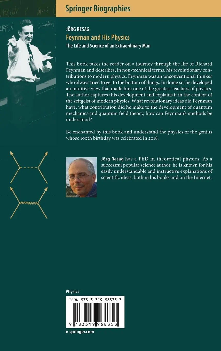 Rückseite: 9783319968353 | Feynman and His Physics | The Life and Science of an Extraordinary Man