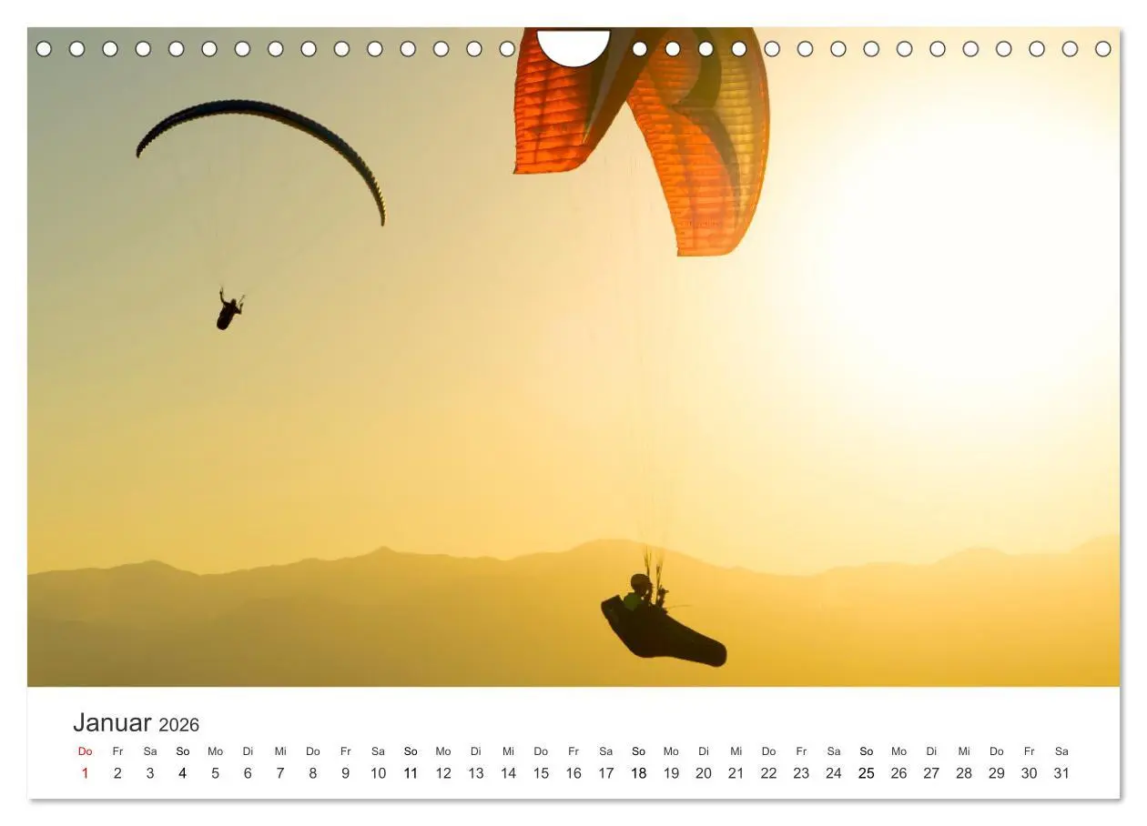 Bild: 9783457578353 | Paragleiten - Der Wunsch vom Fliegen. (Wandkalender 2026 DIN A4...