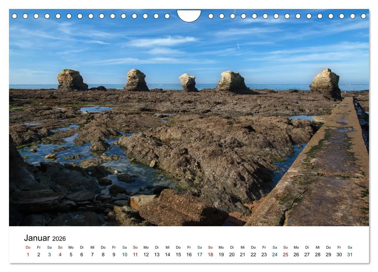 Bild: 9783457888353 | Vendée - Bilder von der Côte de Lumière (Wandkalender 2026 DIN A4...