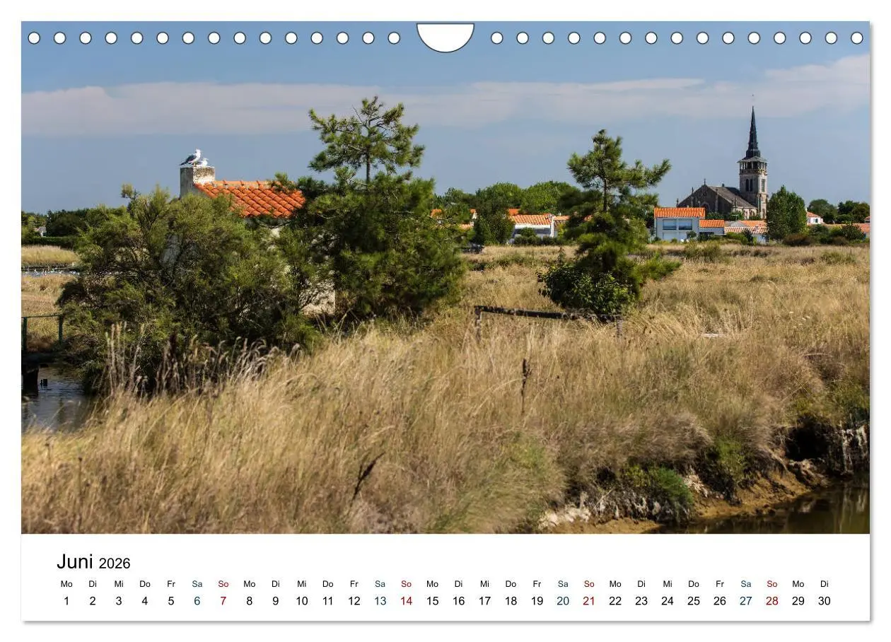Bild: 9783457888353 | Vendée - Bilder von der Côte de Lumière (Wandkalender 2026 DIN A4...
