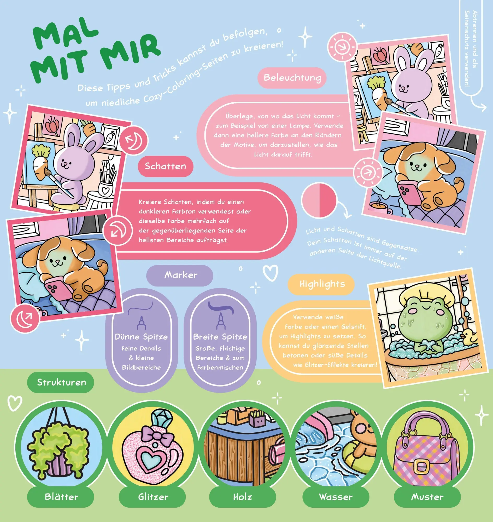 Bild: 9783473488353 | Cozy Coloring - Little Things | Svetlana Evglevskaia | Taschenbuch