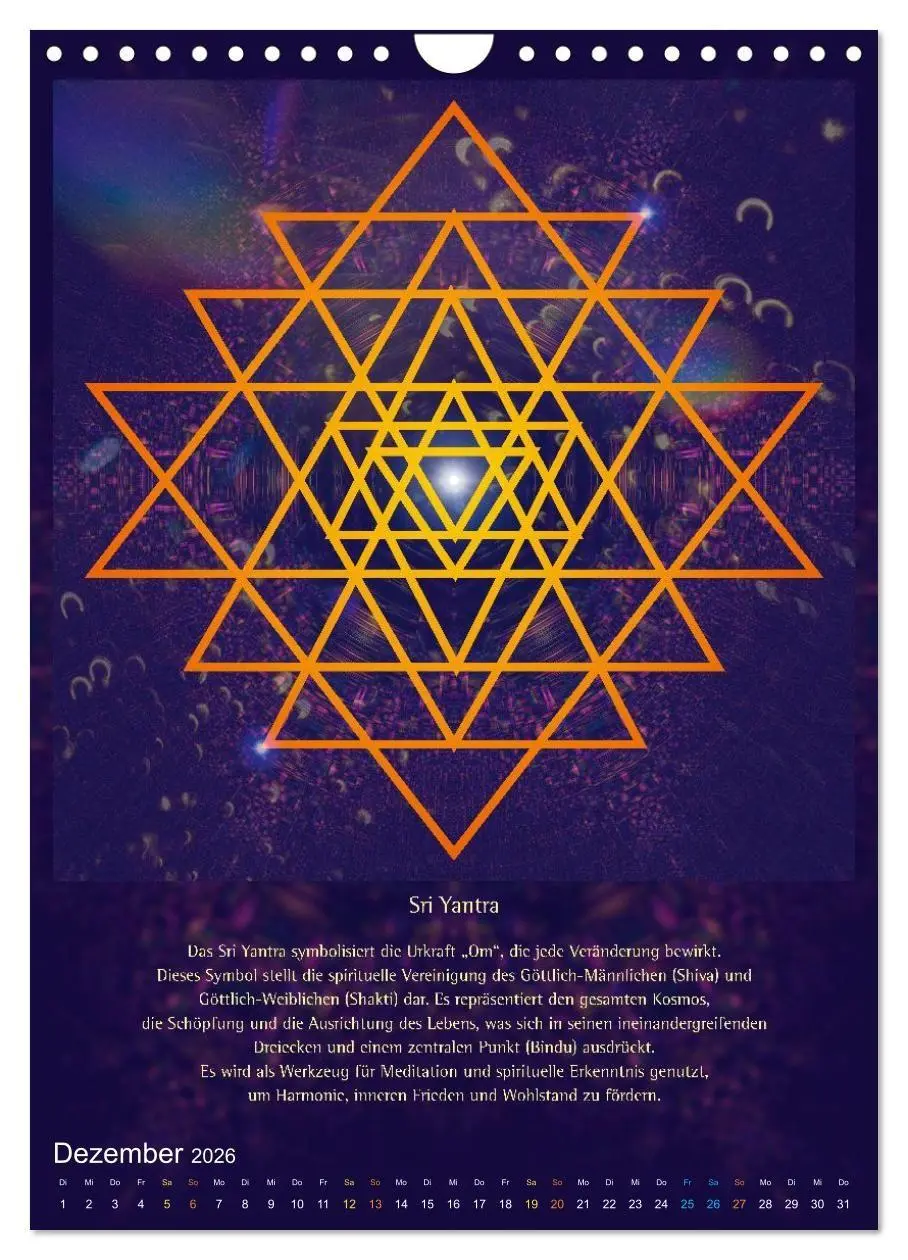 Bild: 9783516738353 | Heilige Geometrie und Bilder der Neuen Zeit (Wandkalender 2026 DIN...