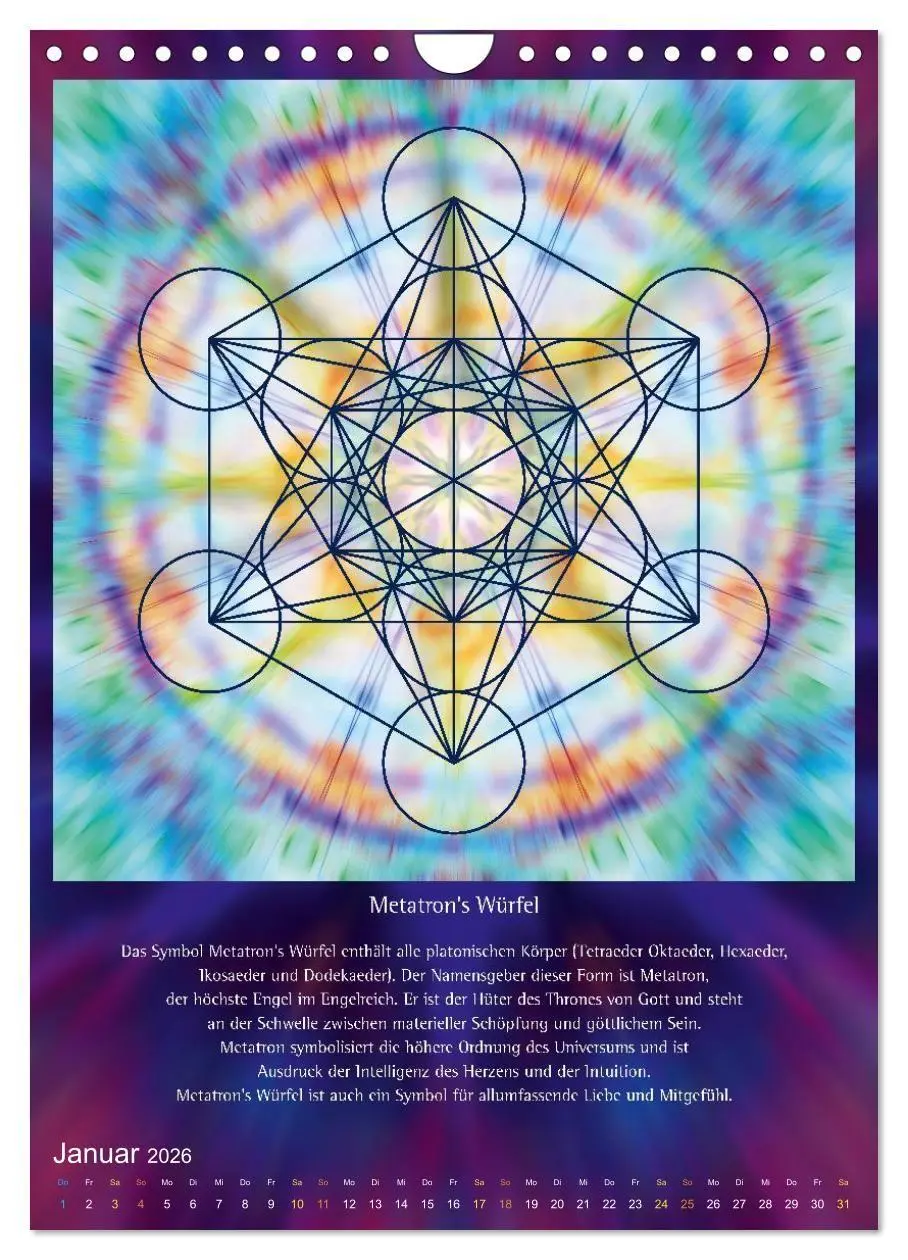 Bild: 9783516738353 | Heilige Geometrie und Bilder der Neuen Zeit (Wandkalender 2026 DIN...