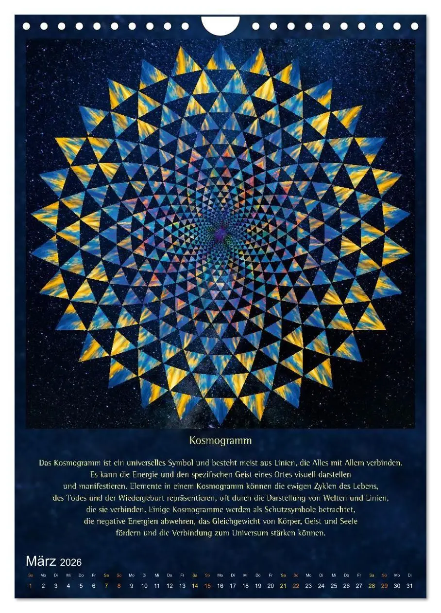 Bild: 9783516738353 | Heilige Geometrie und Bilder der Neuen Zeit (Wandkalender 2026 DIN...