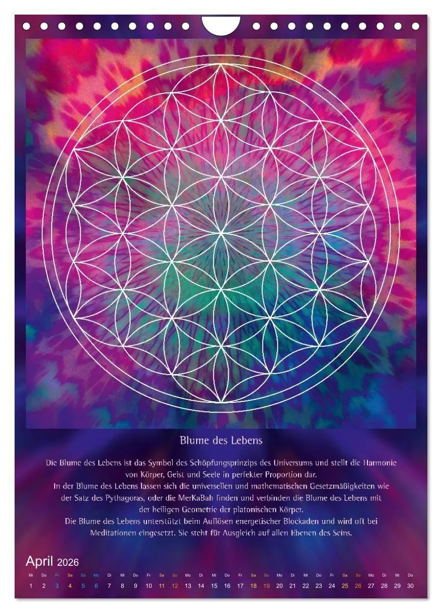 Bild: 9783516738353 | Heilige Geometrie und Bilder der Neuen Zeit (Wandkalender 2026 DIN...