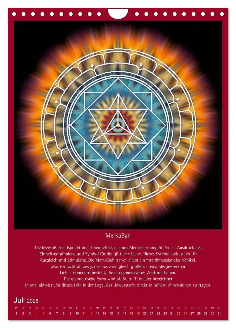 Bild: 9783516738353 | Heilige Geometrie und Bilder der Neuen Zeit (Wandkalender 2026 DIN...