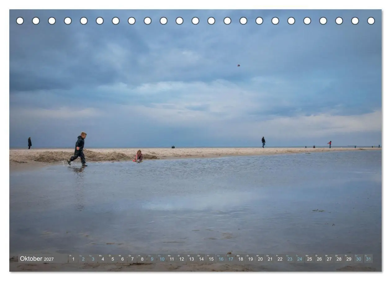Bild: 9783569518353 | Am Strand von Langeoog (Tischkalender 2027 DIN A5 quer), CALVENDO...