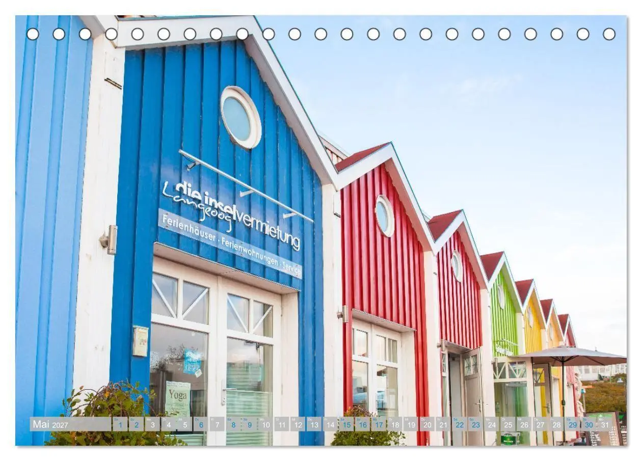 Bild: 9783569518353 | Am Strand von Langeoog (Tischkalender 2027 DIN A5 quer), CALVENDO...